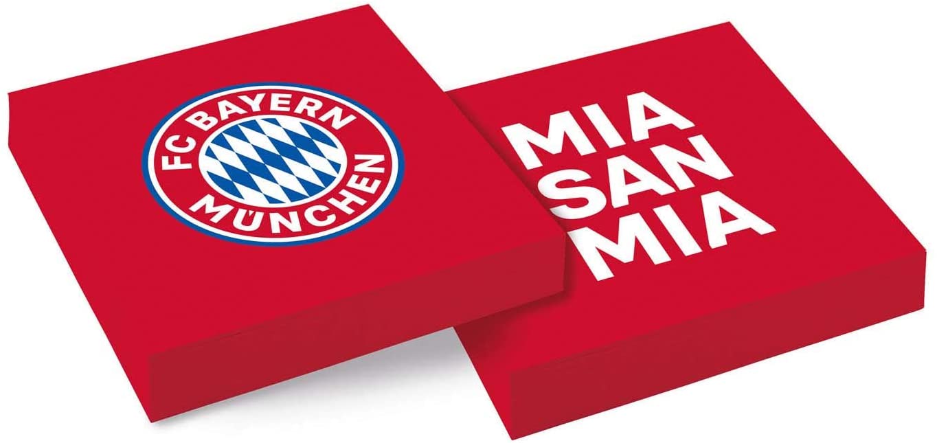 Servietten FC Bayern 33cm x 33cm