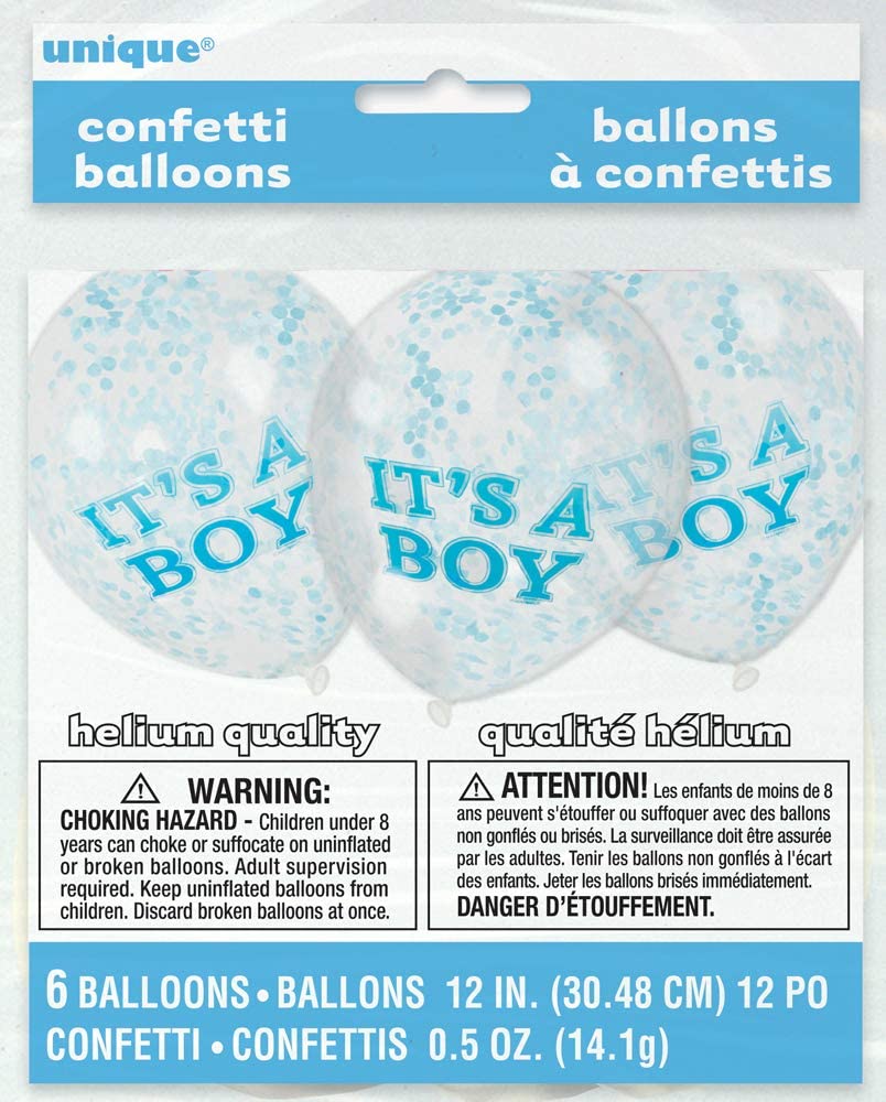 Konfetti-Ballon It´s a boy 30cm